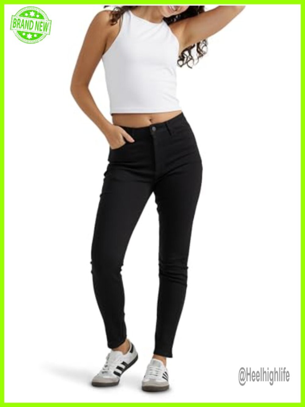 High Rise Unforgettable Skinny Jean Stretch Denim Casual